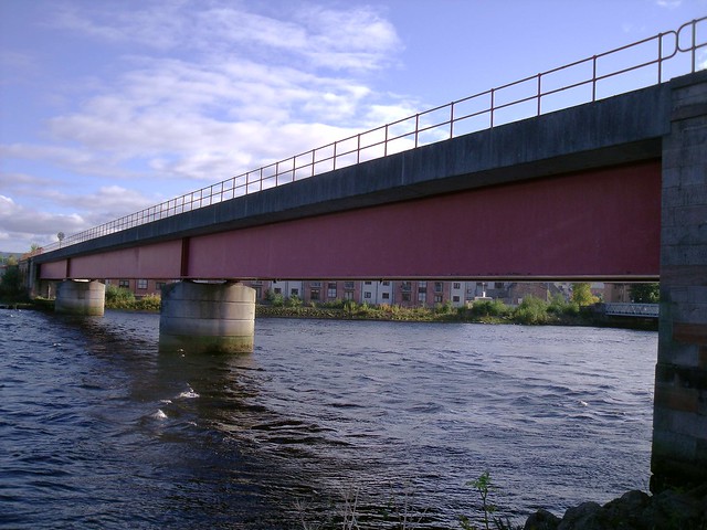 Ness Viaduct Railway Bridge over River Ness Inverness Scotland