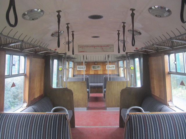 Interior of 306017 at The East Anglian Railway Museum 29/10/11