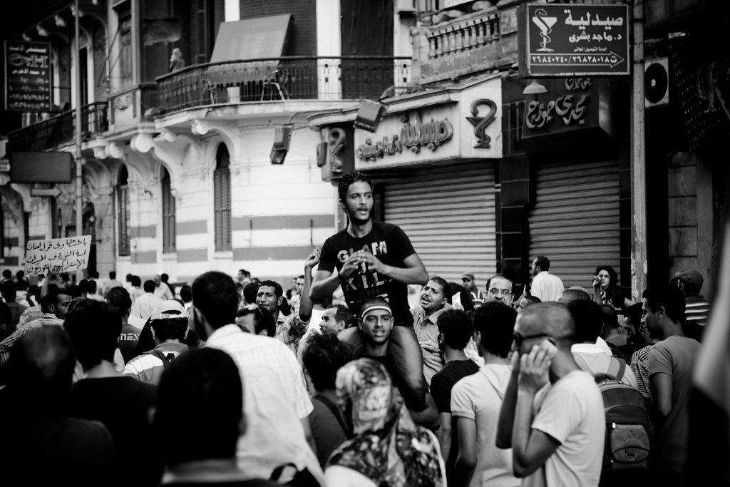 Anti-SCAF march مسيرة ٢٣ يوليو ضد المجلس العسكري by Hossam el-Hamalawy حسام الحملاوي