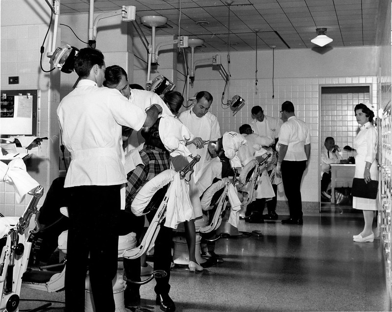 The surgery room, 1964