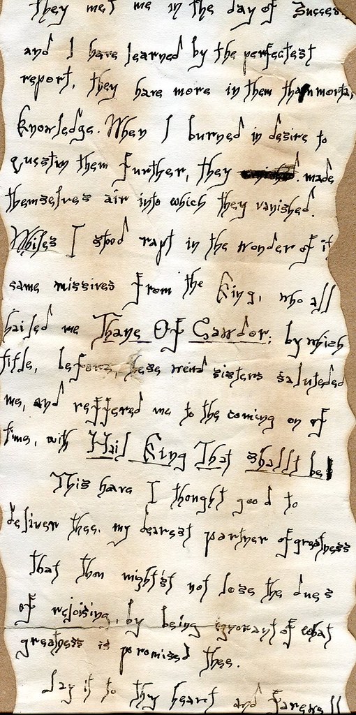 Lady Macbeth Letter
