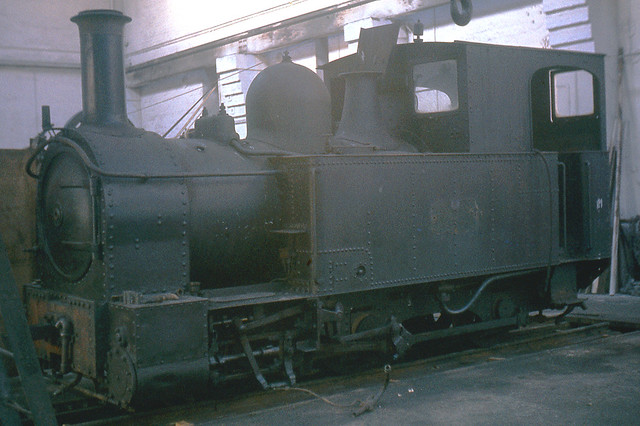 R0048.  THE EARL at Oswestry Works. 21st February, 1960.