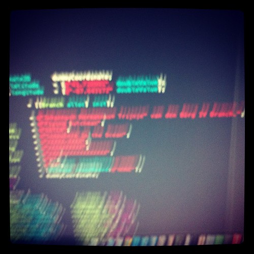 Coding like a fiend tonight. | by Rob Dumas