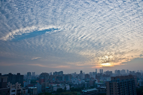 sunset clouds taiwan 日落 blackhole 台中市 taichungcity 黑洞 魚鱗雲 sonya850 sony2470za scalesclouds