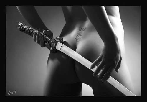 Girl Nude Sword