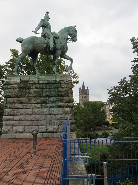 Statue of Emperor Wilhelm II on horseback - Cologne, Germany