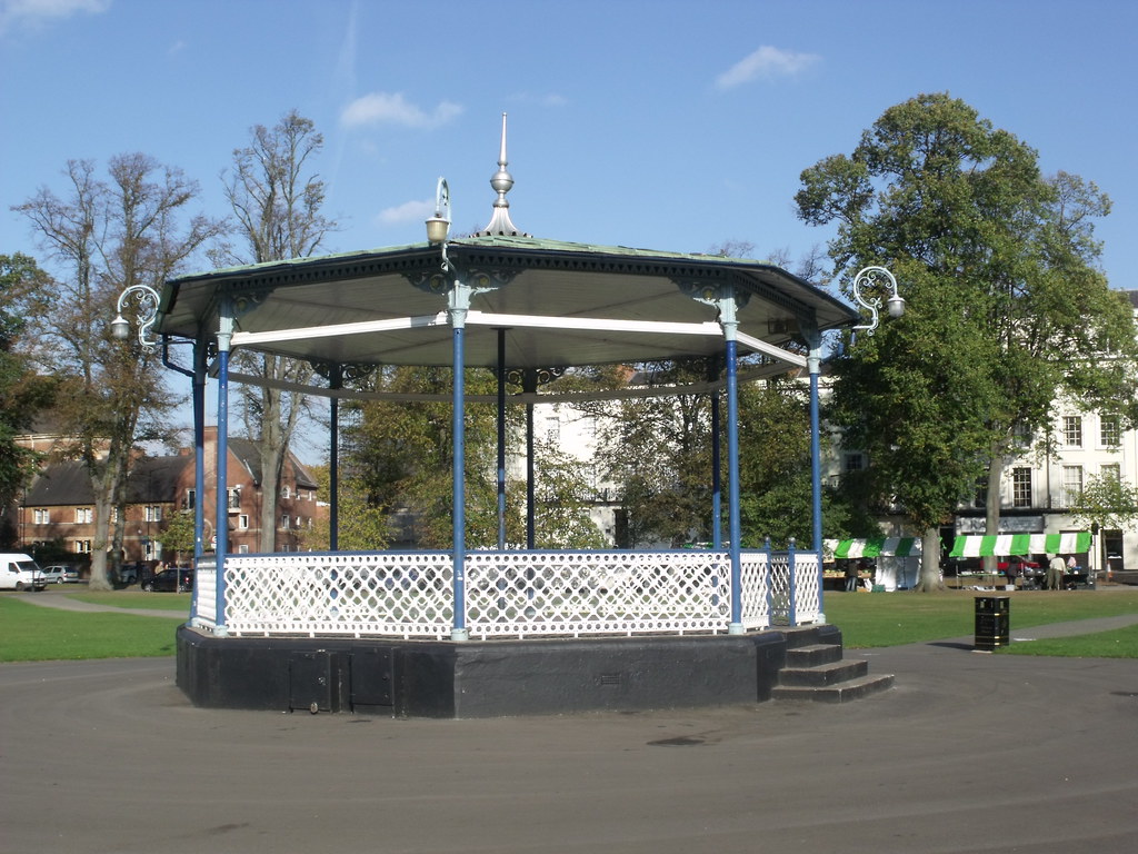 Pump room gardens bandstand