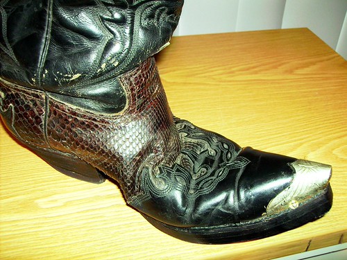 Sendra Lackleder schwarz & dunkelroter Python 004 | by xjr.bikerman