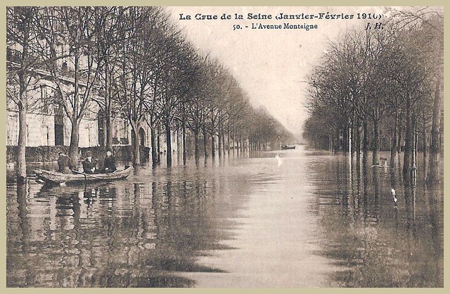 PARIS, Janvier-février 1910 - crue de la Seine...