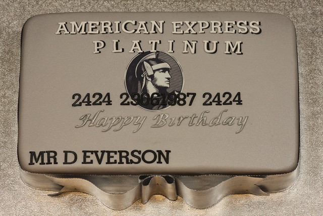 Platinum Amex Card Cake