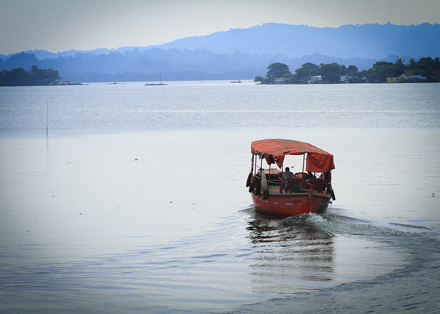 Boat in Kaptai Lake