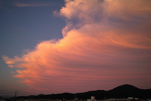 sunset sky cloud landscape dp1x