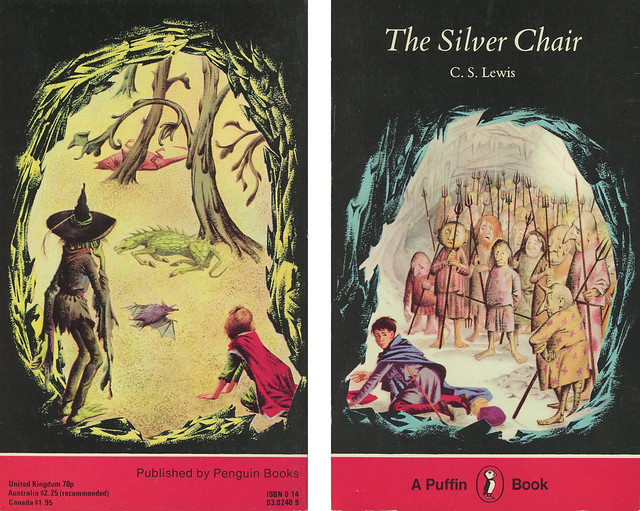 Puffin Books 240 - C S Lewis - The Silver Chair (with back)