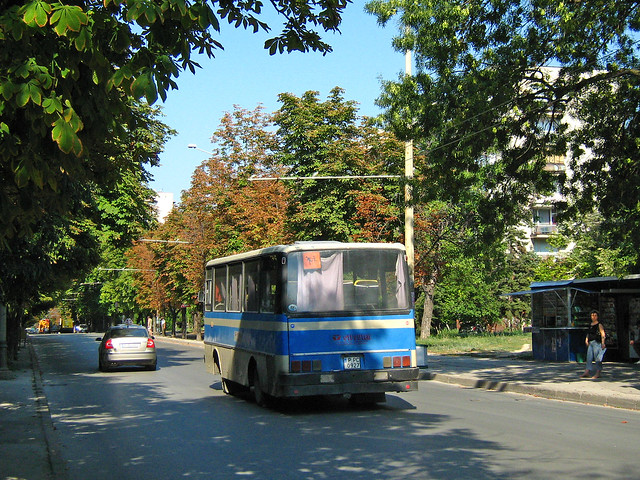 Ikarus 211.51 Busz Rusze Bulgária Автобус Икарус 211.51 Русе 2008 г.