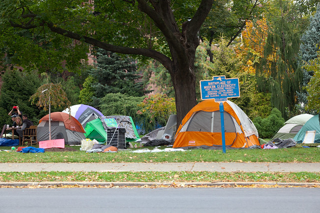 Occupy Albany NY Morning 3
