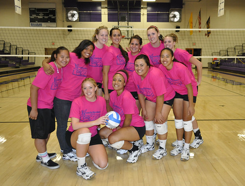 WNMU Lady Mustang volleyball team