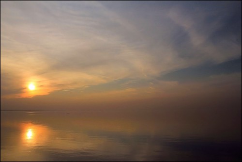 sunset reflection zonsondergang zeeland reflectie spiegeling oosterschelde oesterdam