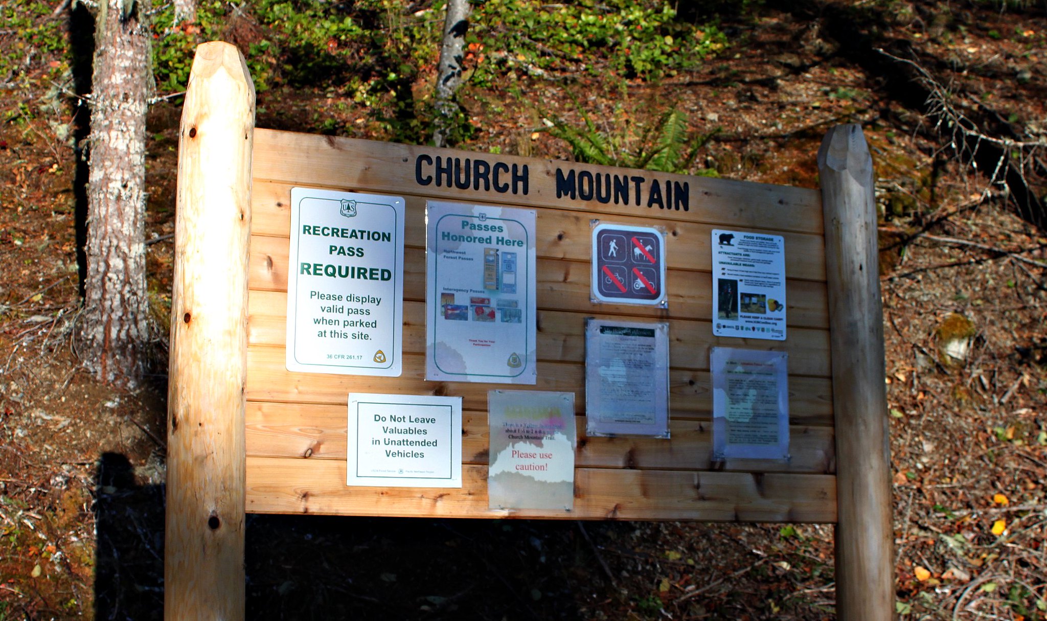 Church Mountain Trailhead