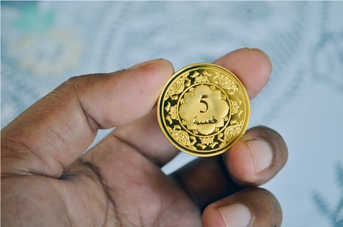5 Dinars gold coin