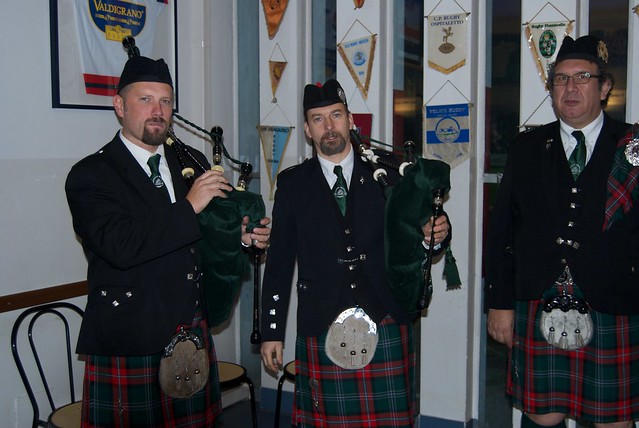 L'Orobian Pipe Band.