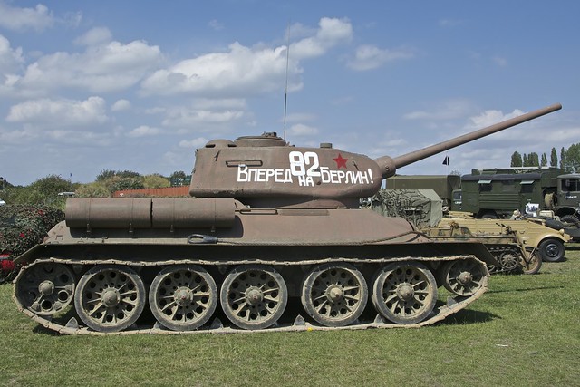 Soviet T-34 Tank, Essex HMVA Military and Flying Machines Show