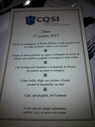 Souper #cqsi (menu) | by hackfest.ca