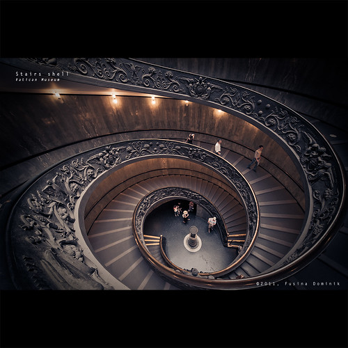 Stairs shell | Vatican Museum {Explored} by dominikfoto