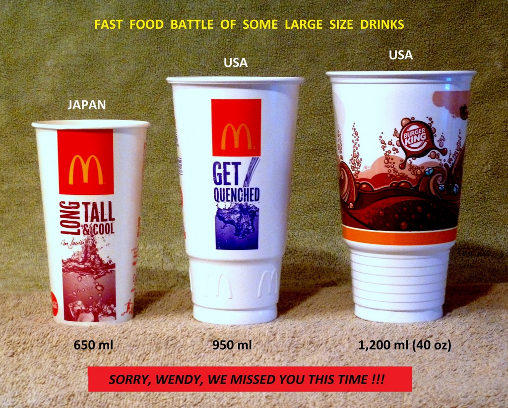 JAPAN McDONALD'S vs USA --- Battle of the LARGE | MORE FUN W… | Flickr