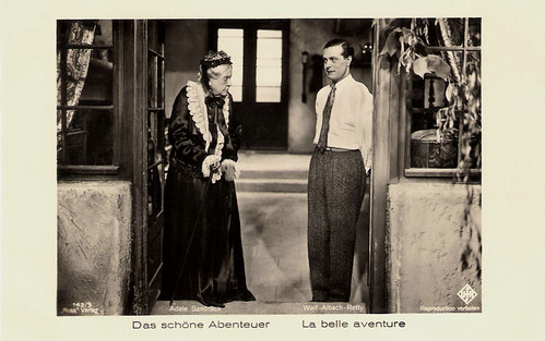 Adele Sandrock and Wolf Albach-Retty in Das schöne Abenteuer (1932)