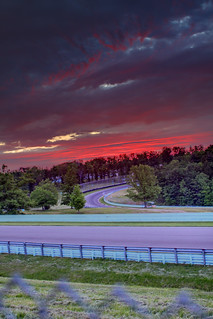Sunrise at Watkins Glen Race Track