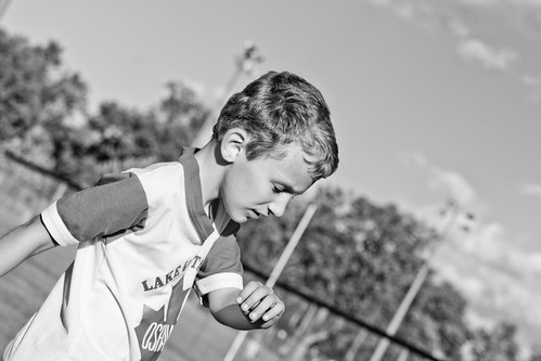 Downhill Soccer Kid by SeRVe Photography