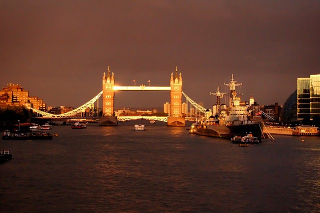 Tower Bridge at sunset