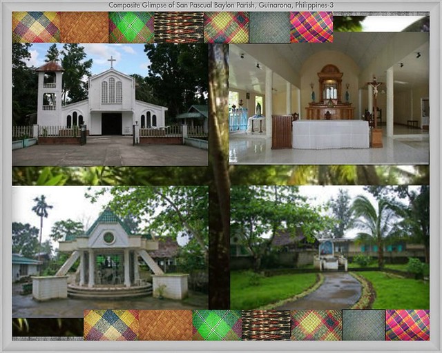 Banig weaves and the structures of the San Pascual Baylon Parish, Guinarona, Philippines