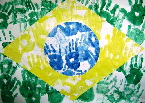 Bandeira do Brasil, pintura de mãos | Bandeira do Brasil, fe… | Flickr