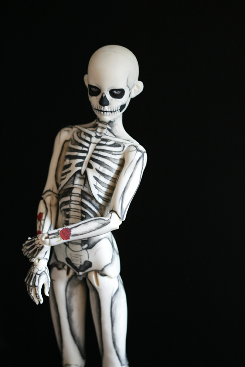 skeleton boy