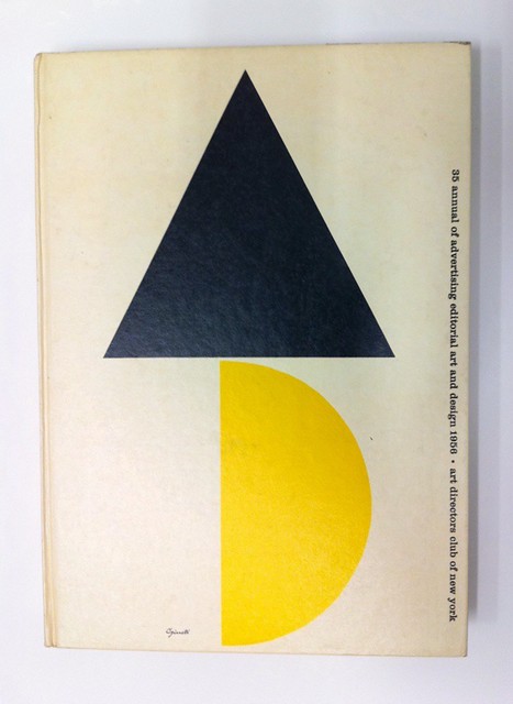Cover of Art Directors Club annual by George Giusti, 1956