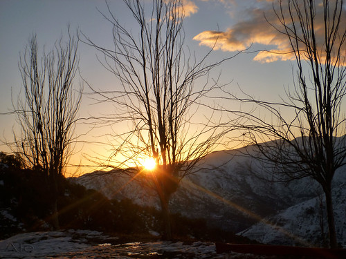 chile sunset ski sol pôrdosol neve andes inverno frio estação esqui cordilheiradosandes fimdetarde vallenevado colorphotoaward