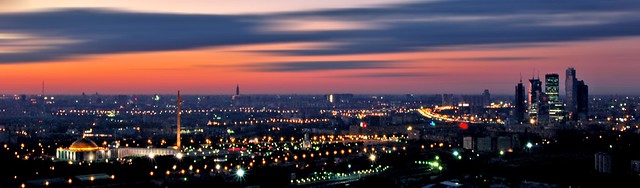 Late Evening Moscow Panorama