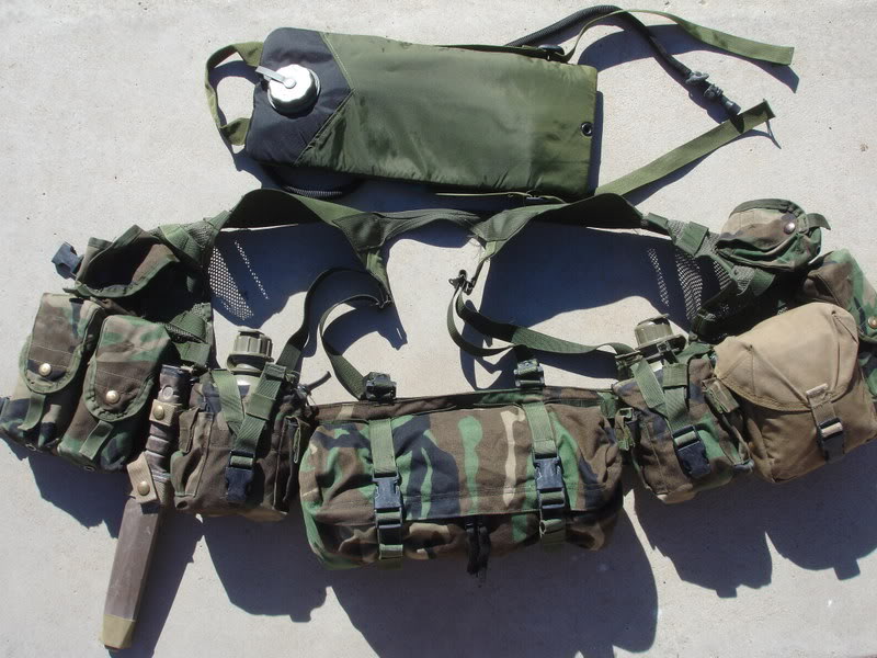 The fighting rig: chest rig, FLC, LBV, et cetera. 