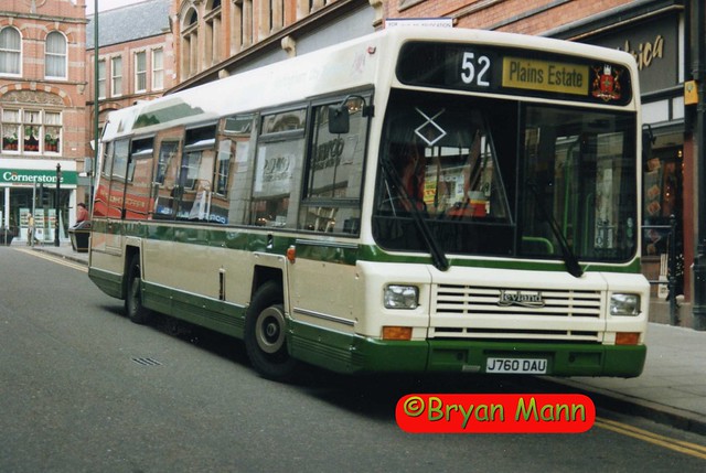Nottingham City Transport 760, J760DAU, Leyland Lynx Mk2