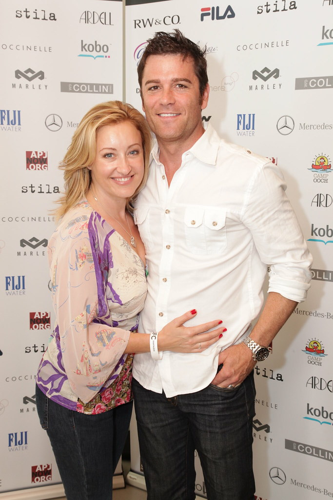Chantal Craig with Yannick Bisson at the IT Lounge.