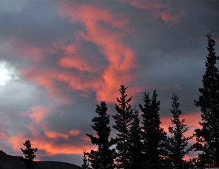 Sunset in Denali, Alaska