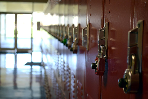 Lockers at school | by Brett Levin Photography