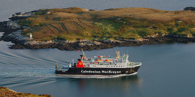 MV Lord of the Isles [ Rìgh nan Eileanan] arriving at Lochboisdale