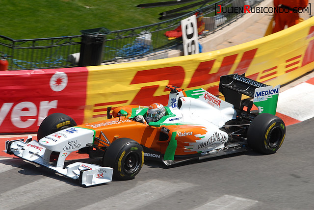 Force India at Monaco GP 2011