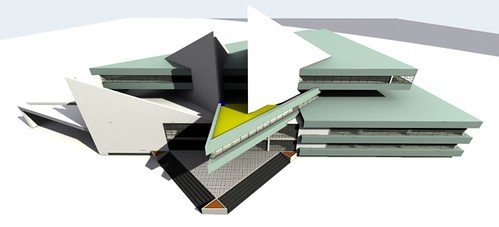 (Design, AfkarAssociates) (mentalray) competion Pepeline IT Center (2) | by Fawad Anwar