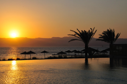 Sunset from Radisson Blu in Tala Bay, Aqaba