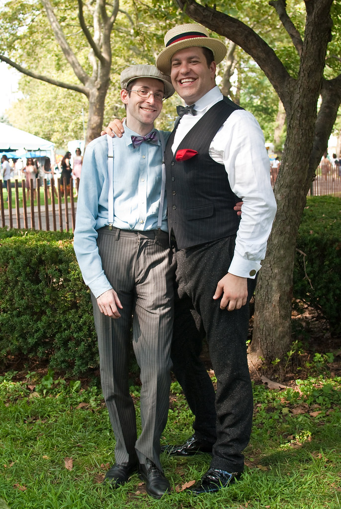 gents | Andrew and Chris, be-hatted and adorable. | Krissa Corbett ...