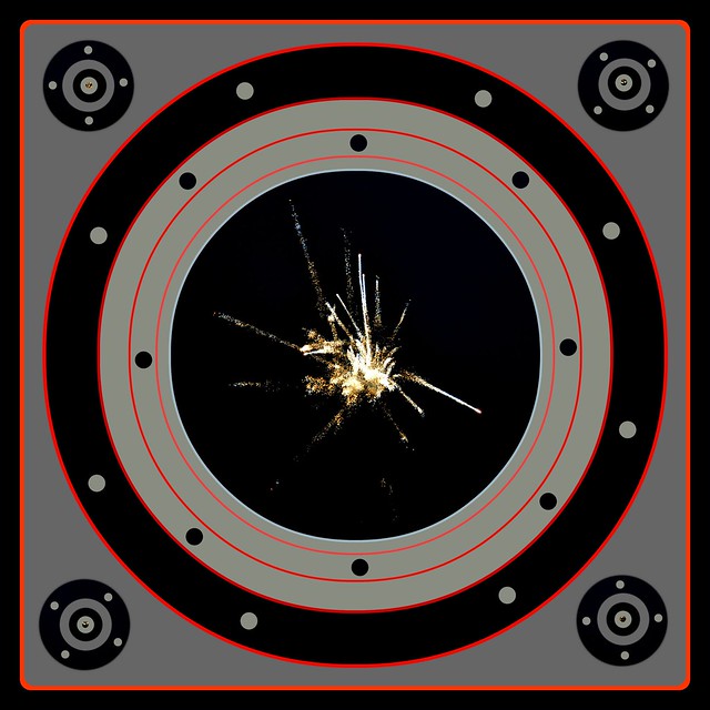 Experimental Fireworks With An Encircled Blackhole -:- 0208
