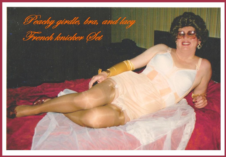 Panties & Foundations, Another photo in that satin girdle, …